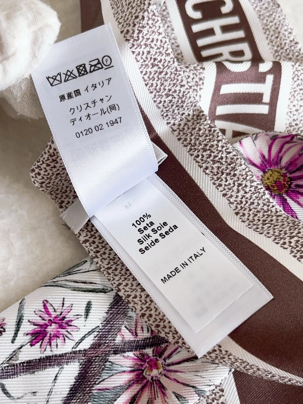 Dior Jardin D’hiver Mitzah Silk Scarf